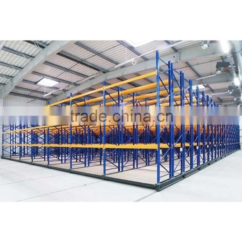 powered mobile pallet racking