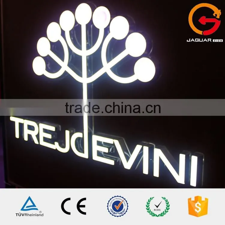 business advetisting led front-lit acrylic light up alphabet lettter sign
