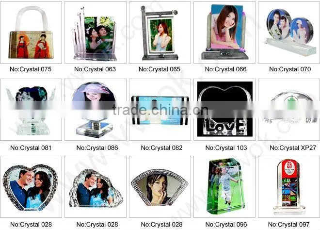 Crystal laser engraving gifts for sale