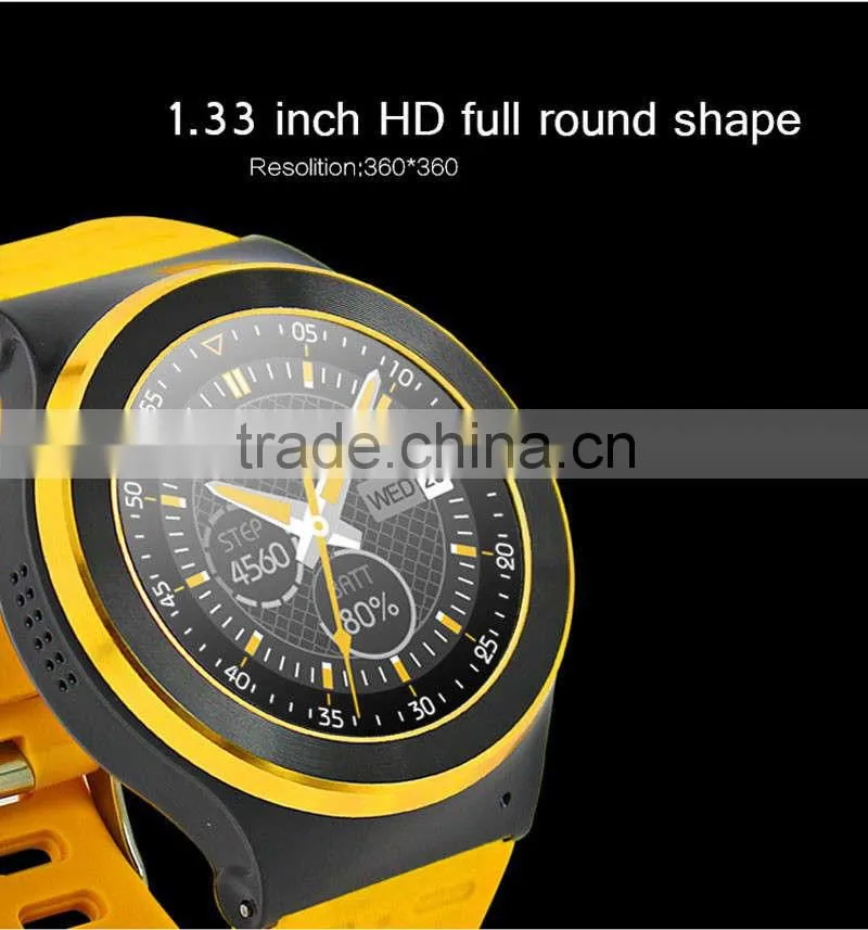 2016 New GSM 3G Quad Core Android 5.1 Smart Watch With 5.0 MP Camera GPS WiFi Bluetooth V4.0 Pedometer Heart Rate BB79