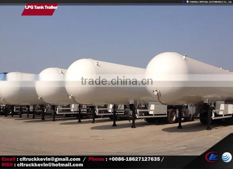 ChengLi 3 Axles 50000 liters LPG Propane Tank Trailer