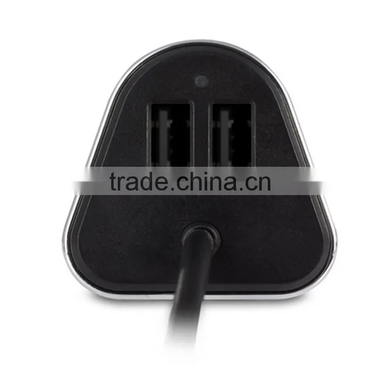REYON new model 4 usb 9.6A multi usb port car charger for Iphone,Ipad ,tablet,samsung