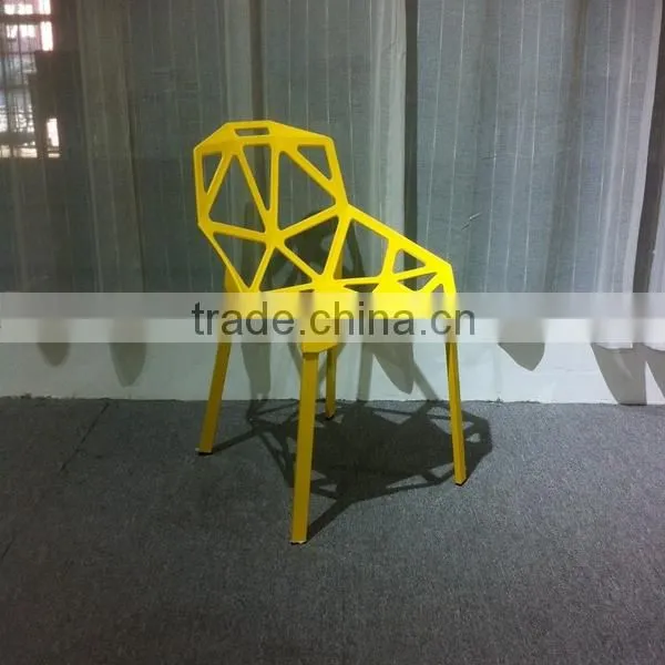 Unique Design Colorful Living Room Furniture PP Plastic Chair/ Polypropylene Chair One