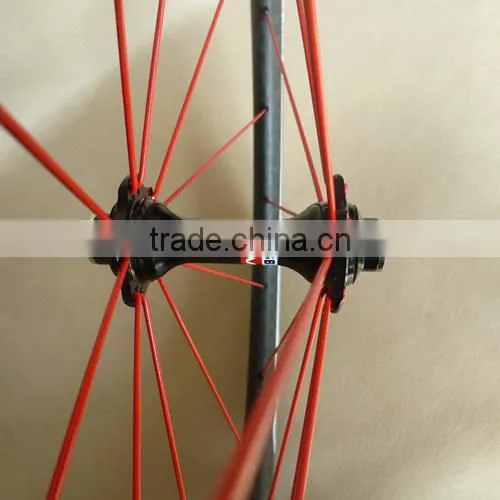23mm Wide U Shape Tubular Carbon Wheels 88mm Bicycle Wheelset ruedas carbono