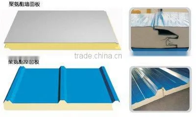 Polyurethane sound insulation sandwich choi plate for roof