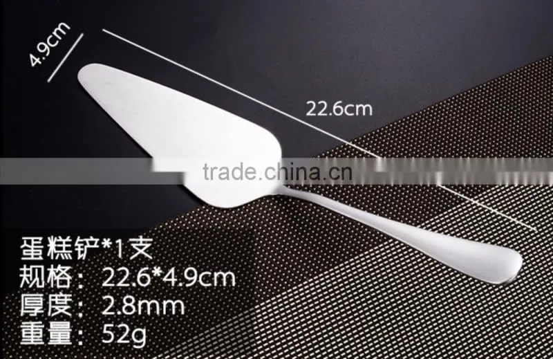 Stainless steel cake server with perfect polishing and design --- any logo can add