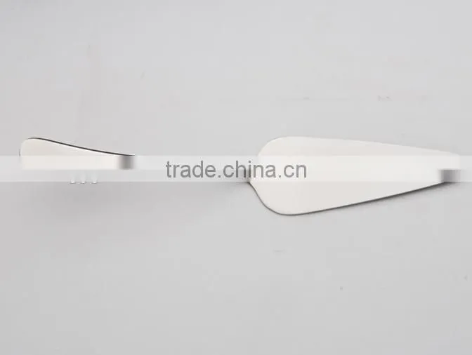 Junzhan stainless steel cake shovel with high mirror polishing and plain handle design