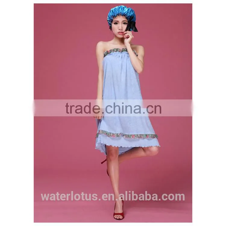 2014 yiwu factory OEM service customized personalized bath products terry bathrobe with pocket