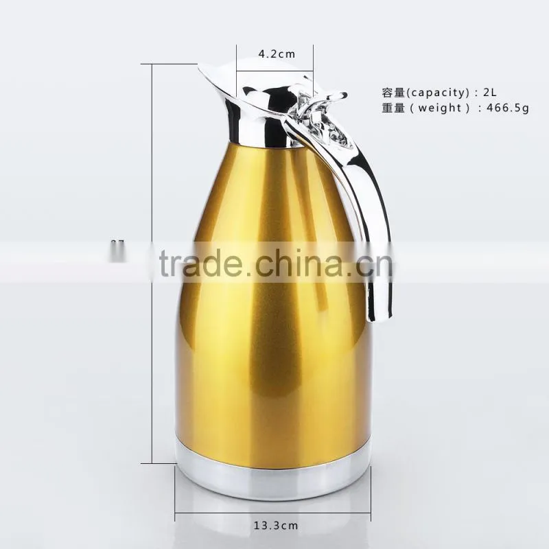 luxury stainless steel vacuum Coffee Pot price