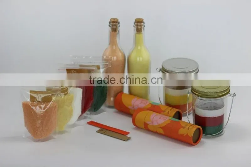 DIY candles with cotton wick / sand candle for DIY