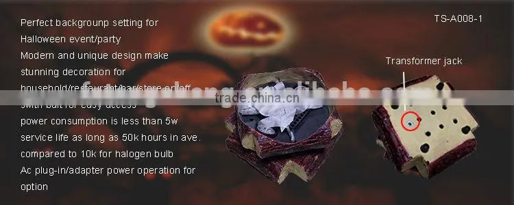 2016 New design 12v party LED Aftifical wood Fire flame light in Red cloth