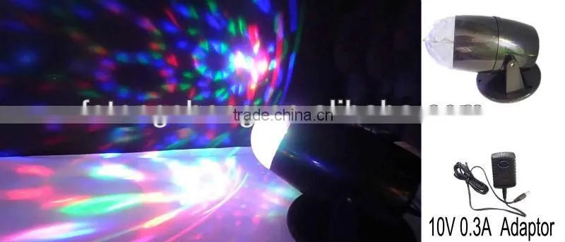 LED 360 Rotating RGB Sopt Light