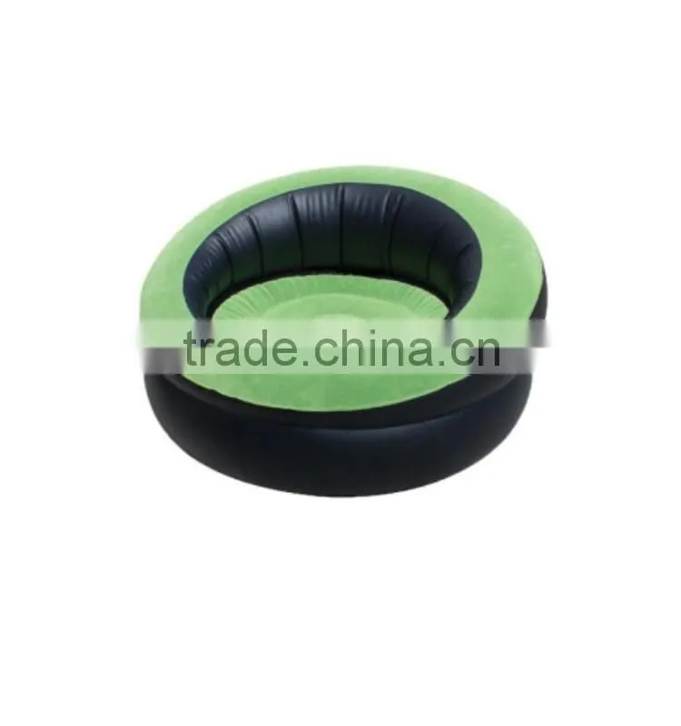 Modern flocking inflatable lounger chair stool sofa