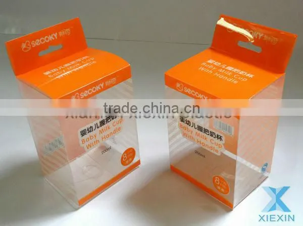 baby milk cup clear packaging box