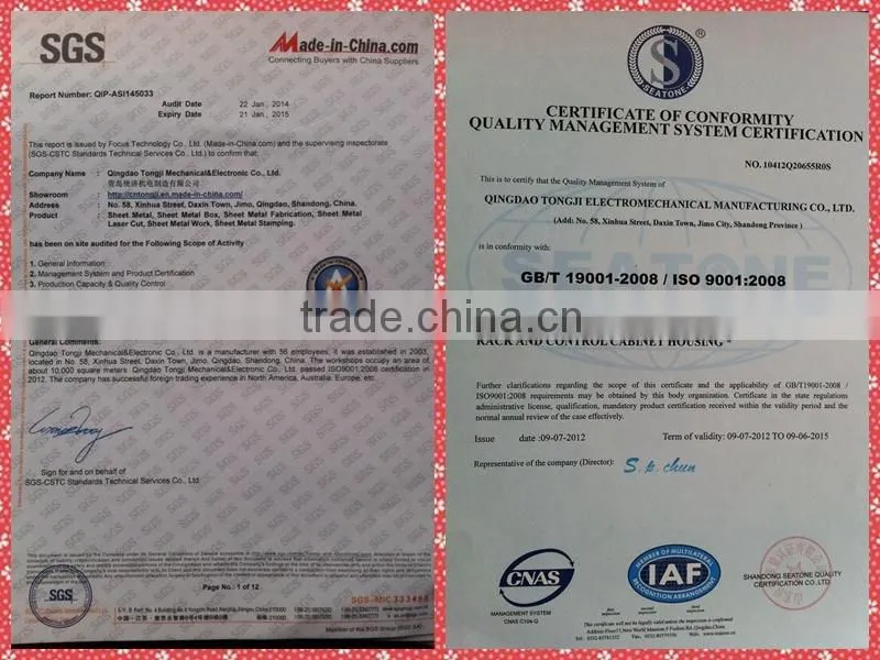 OEM sheet metal fabrication stainless steel stamping parts