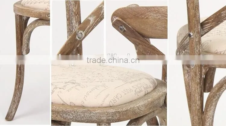 Antique style coffee room use wooden dining set/Wood coffee Table and chair(CH-532-OAk,DT-1087-OAK)