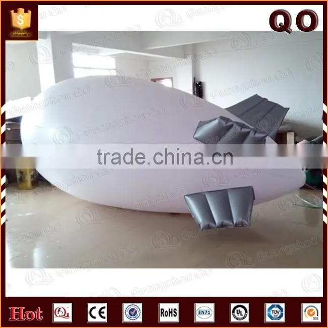 Custom design aircraft shaped outdoor advertising inflatable zeppelin helium balloon
