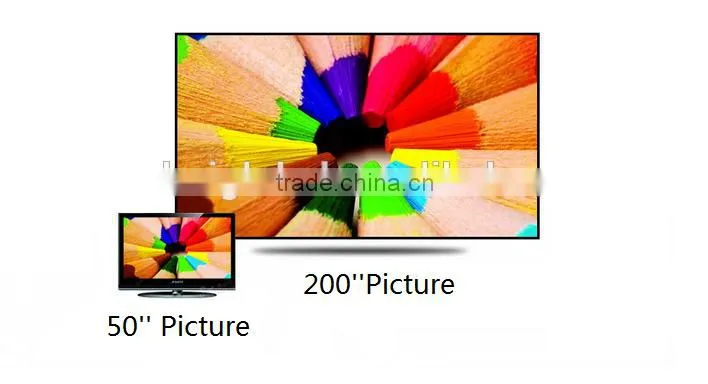 New Mini 1080P 400 ANSI Lumen HDMI Digital DLP Portable 3D Projector