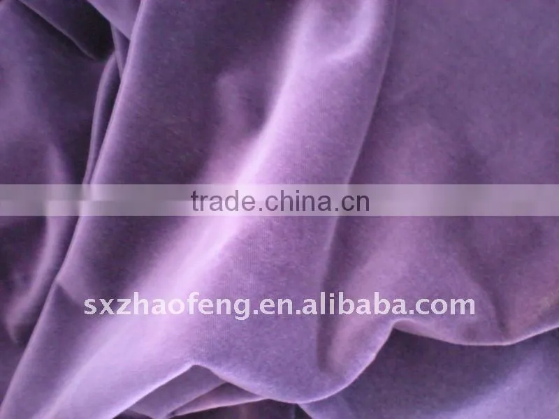 spandex cotton woven velvet stretch fabric for garment