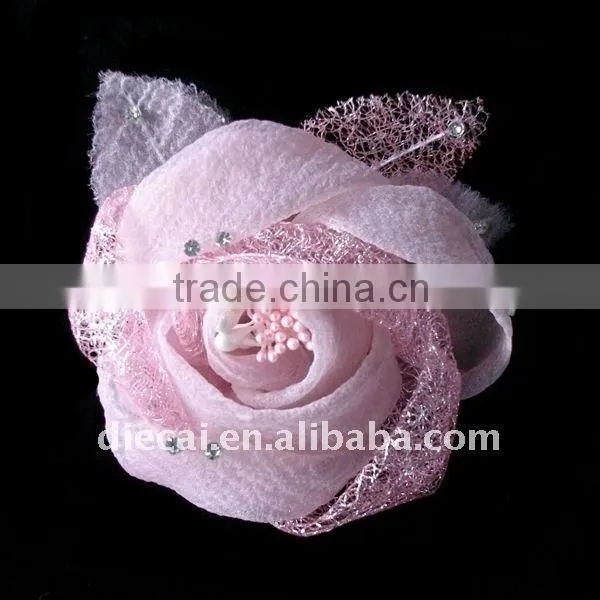 pink soft fashion washable handmade brooch
