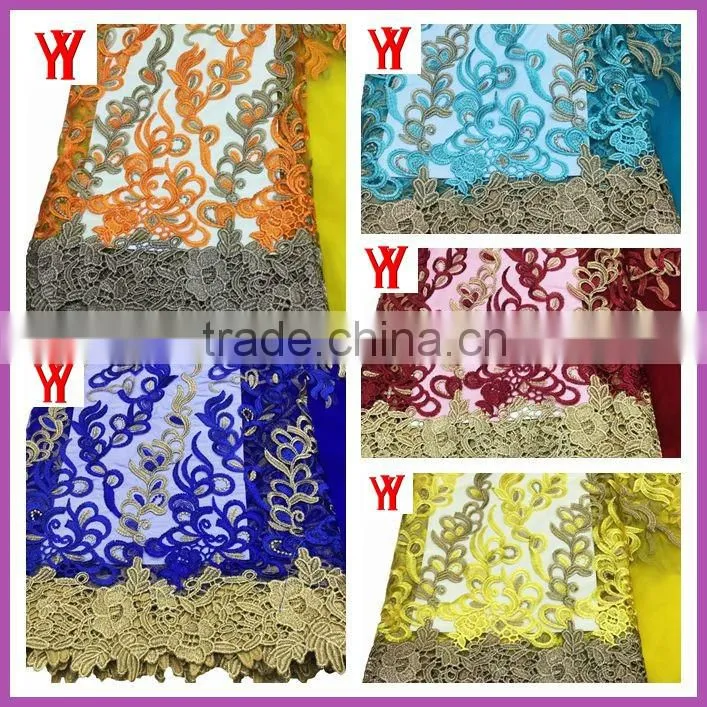 2016 new style cord lace / cord lace for wedding dress/ beaytiful embroidery for dressing
