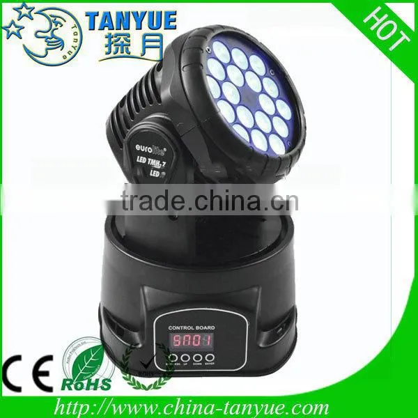 18pcs 3w LED Moving Head Wash