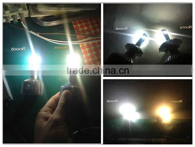 90W 6000K 9000LM White Phlips LED Headlight kit 9004 9005 9006 H4 H13 LIGHT Bulbs