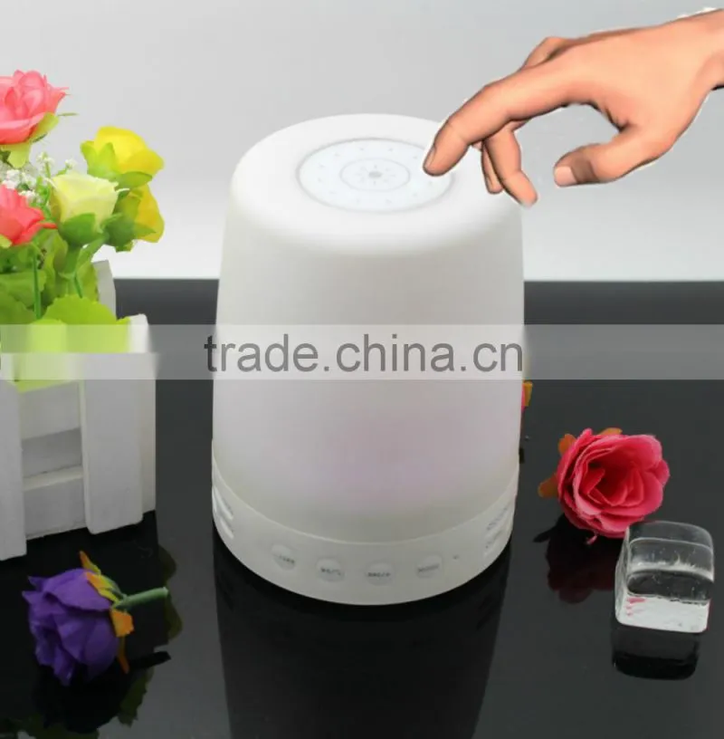AJ99 Smart speakers bluetooth 2016 with led wireless mobile/ desktop speaker, LED Night Light Bedside