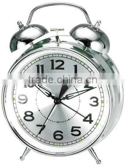 6.6 inches metal mechanical alarm clock