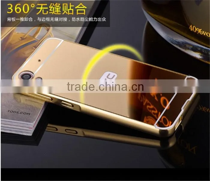 2016 High Quality Luxury Aluminium Mirror Cover Mobile Phone Custom Case For HTC Desire 826