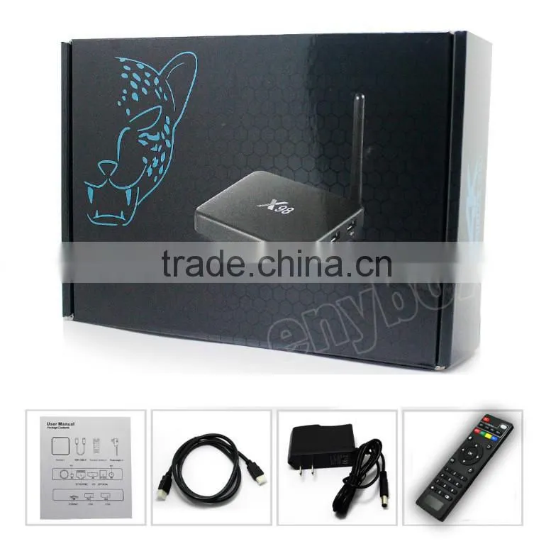 Android TV BOX with Newest Chipset Amlogic S905 Quad-Core 2GB RAM + 16GB ROM and Android 5.1 OS