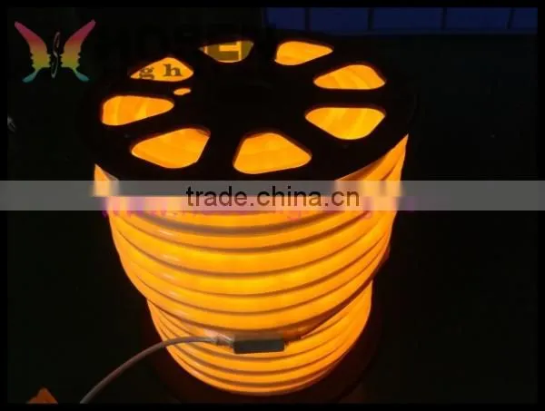 2014 high quality led flexible rainbow led neon light with colo jacket