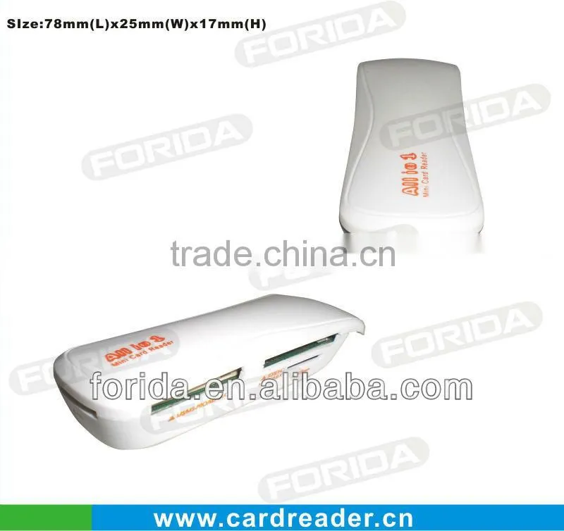 Forida hot selling usb 2.0 multi card reader
