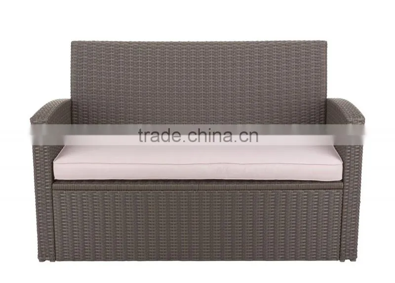 new design rattan sofa with cusion