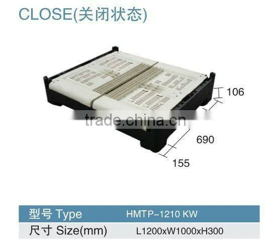 Warehouse Logistic Plastic Pallet Box Container