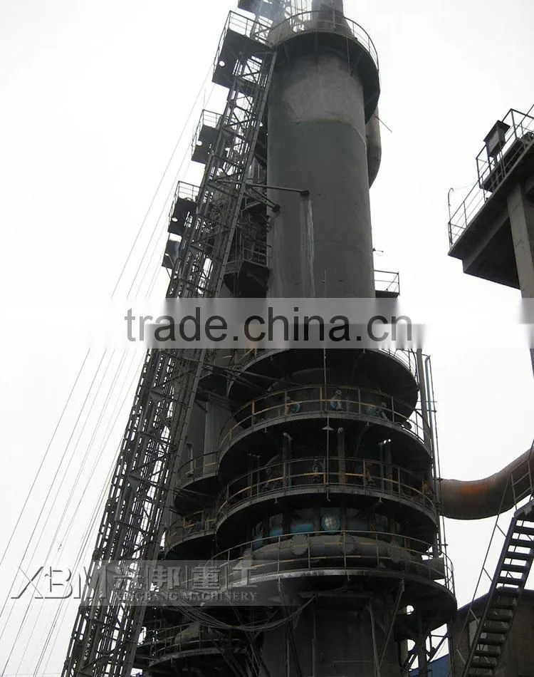 China lime calcination vertical kiln