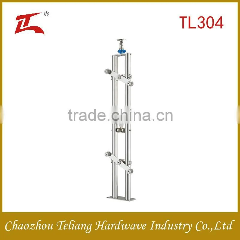 stainless steel outdoor stair railing glass clamp railing molds concrete balusters