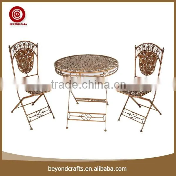 Delicate process iron wholesale bistro sets