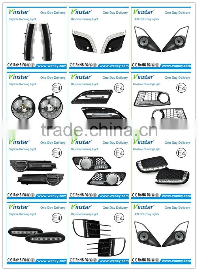 E4 approved Vinstar high power led drl daytime running light for BMW E90