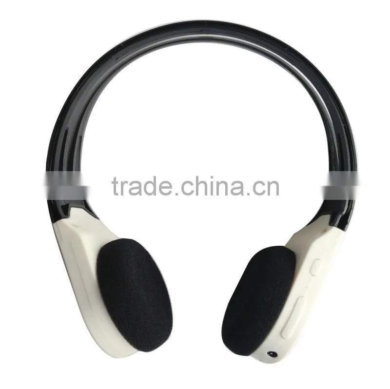 Low price mp3 headphone support memory card,headphone mp3 with fm built-in battary