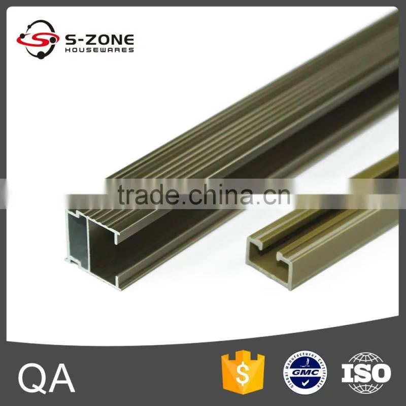 Building materials wall mounted bracket curtain track with carriers