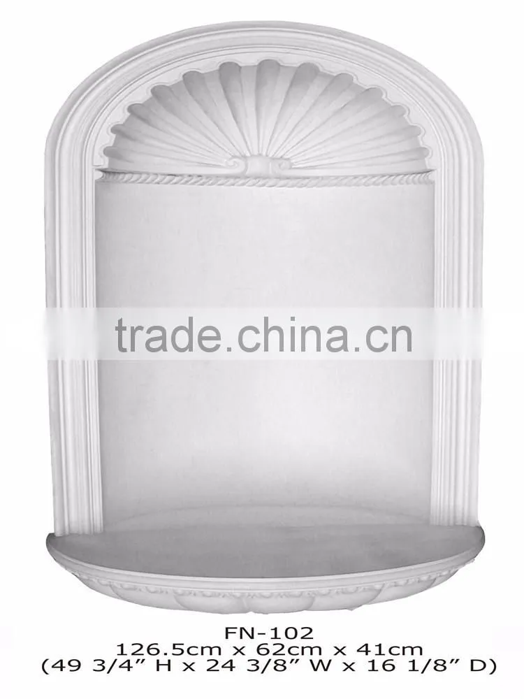 2016 Polystyrene High Quality beautiful PU decorative Shelvings