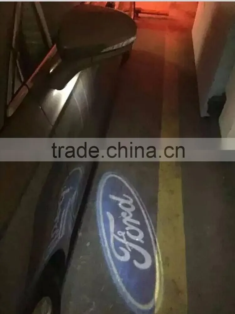 New Product 2016 KEEN side mirror led laser car logo light auto logo projection wireless car logo light for Ford Explorer