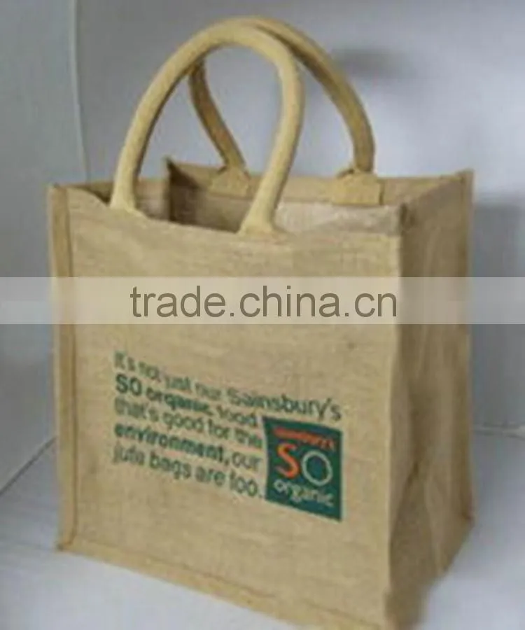 Hot new products for 2016 raw jute bags from alibaba china market
