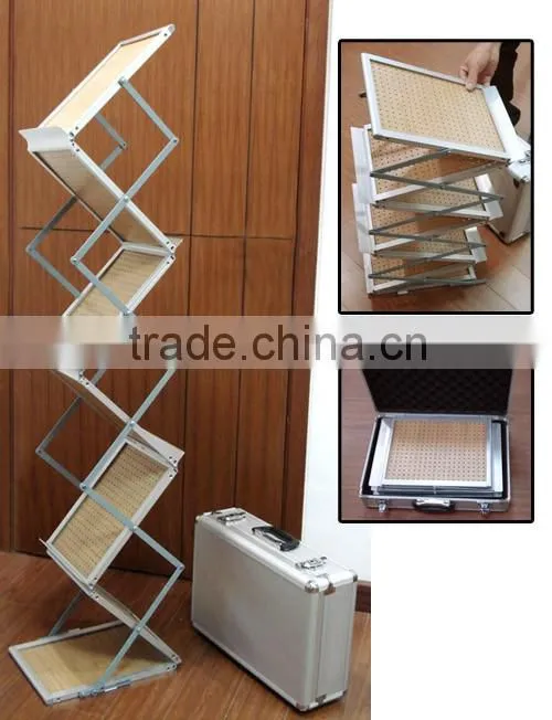 Portable Folding Magazine Rack Holder