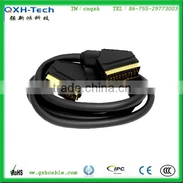 21 pin flat SCART TO SCART Cable