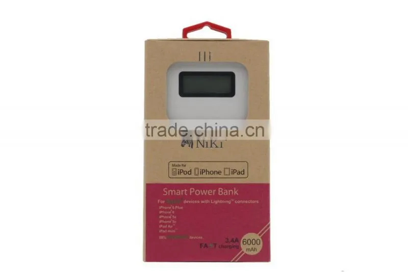 High Capacity Portable Power Bank with LED Display