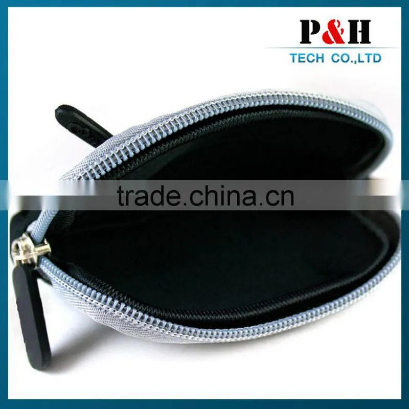 shockproof zipper neoprene GPS bag with hand strap