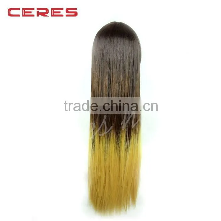Popular Style high tempreture fiber Wigs For Black Women p4/6/270 three tone color Synthetic Wig