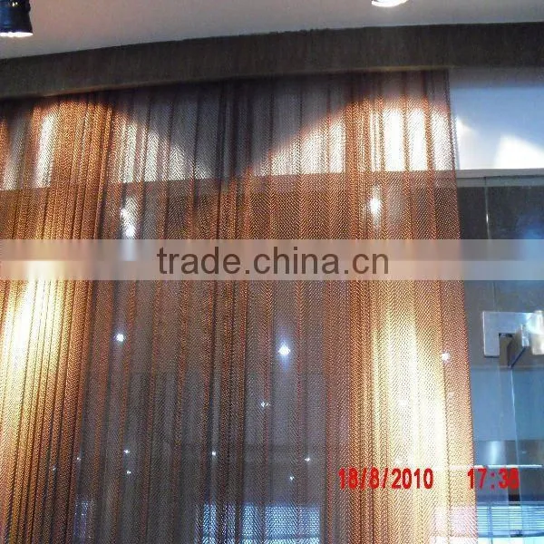 Fashionable architectural decoratice metal curtains for living room